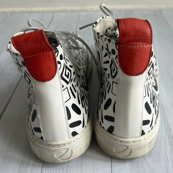 RARE DEL TORO x PEPSI LIVE FOR NOW Eduardo Hattie Graffiti Chukka Sneakers Sz 11 - Picture 6 of 11